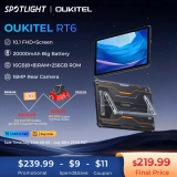 Oukitel RT6 20000mAh Rugged Tablets 8GB 256GB 10.1″ FHD  $222.46