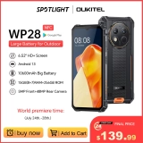 Oukitel WP28 Rugged Smartphone 6.52‘’ HD+ 10600mAh 8GB+256GB Android13  $139.99