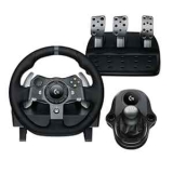 Logitech G920 Driving Force Racing Wheel, Floor Pedals, and G Driving Force Shifter