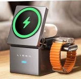 Lisen 3-in-1 Charging Station Cube for Apple Devices