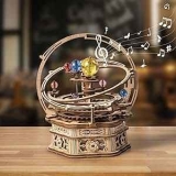 3D Wooden Puzzle Mechanical Music Box