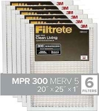 Filtrete 20x25x1″ Air Filter 6-Pack
