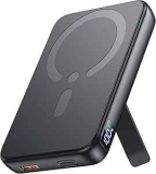 Portable 12,000mAh Magnetic Charger with Stand