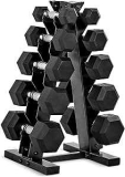 CAP Barbell 150-lb. Dumbbell Set with Rack