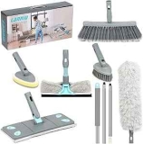 Detachable Broom and Mop Combo Set