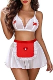 Avidlove Women’s Nurse Lingerie Set