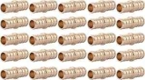 SharkBite 1/2″ PEX Pipe Brass Crimp Couplings 25-Pack