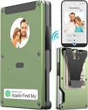 Personalized E-Ink Army Green Air Tag Wallet