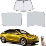 Windshield and Roof Sunshade for Tesla Model 3/Y