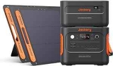Jackery 1000 Plus Solar Generator + 2,528Wh Portable Power Station + 100W Solar Panel 2-Pack
