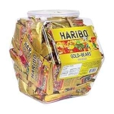 Haribo Gummy Bears Fun Size Candy 100-Pack