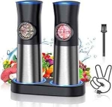 Gravity Electric Salt and Pepper Grinder Set