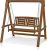 Furinno Tioman Hardwood Porch Swing w/ Stand