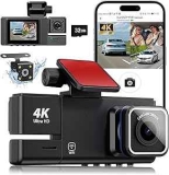 3-Channel 4K WiFi Dash Cam