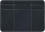Fossil Men’s Leather Slim Minimalist Front Pocket Wallet