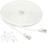 Amazon Basics RJ45 Cat 7 30ft Ethernet Patch Cable w/ 15 Nails