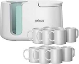 Cricut Mug Press + 12 12-oz. Blank Mugs