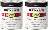 Rust-Oleum 32-Fl Oz. Stops Rust Brush-On Paint 2-Pack