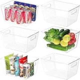 Baleine Pantry Organizers and Storage Bins 6-Pack