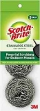 Scotch-Brite Stainless Steel Scrubber 3-Pack