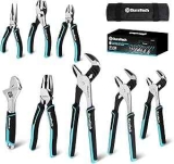 Duratech 8-Piece Pliers Set w/ Rolling Pouch
