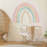 RoomMates Watercolor Rainbow Peel and Stick Wall Decals