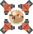 Wetols Adjustable Spring-Loaded Woodworking Corner Clamp 4-Piece