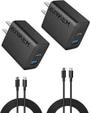 Anker 20W USB / USB-C Fast Wall Charger 2-Pack