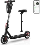 GTRacing Adults’ Foldable Electric Scooter with Detachable Seat