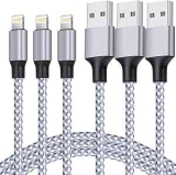 Takagi MFi-Certified 6-Foot iPhone Charger 3-Pack