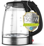 Nisvitu 1.7L Double Glass Electric Kettle