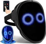 145-Face Transforming App Controlled LED Halloween Mask