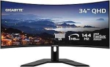 Gigabyte 34″ 1440p UltraWide 144Hz FreeSync Gaming Monitor
