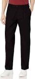 Dockers Men’s Classic Fit Signature Lux Cotton Stretch Pleated Pants