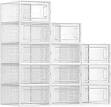 Songmics Shoe Storage Boxes 12-Pack
