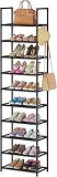 10-Tier Shoe Rack Organizer