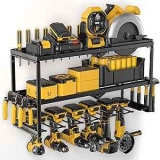 Power Tool Organizer Wall Mount w/ 6 Drill Holder