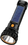 Solar Rechargeable Multi Function LED Flashlight
