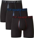 Hanes Men’s X-Temp Total Support Pouch Boxer Brief 3-Pack