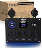 Nilight Multi-Functional 5 Gang Switch Panel