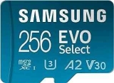 Samsung Evo Select 256GB microSD Memory Card + Adapter