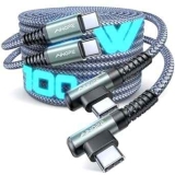 Ainope 100W 6.6-Foot USB-C Cable 2-Pack