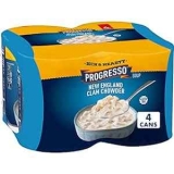 Progresso Rich & Hearty New England Clam Chowder Soup 4-Pack