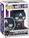 Funko Pop! Marvel: What If? Zombie Captain America Vinyl Bobblehead