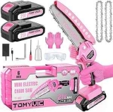 6″ Mini Chainsaw with 2 Rechargeable Batteries