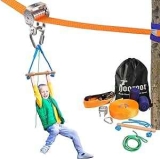 Kids’ 52-Foot Ninja Slider Slackline Set w/ Pulley
