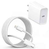 20W USB-C Wall Charger w/ 6-Foot MFi-Certified Lightning Cable