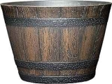 Classic Home and Garden 9″ Whiskey Barrel Planter