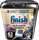 Finish 62-Count Ultimate Plus Infinity Shine Dishwasher Detergent