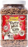 Purina Friskies Natural Cat Treats Party Mix 20-oz. Tub